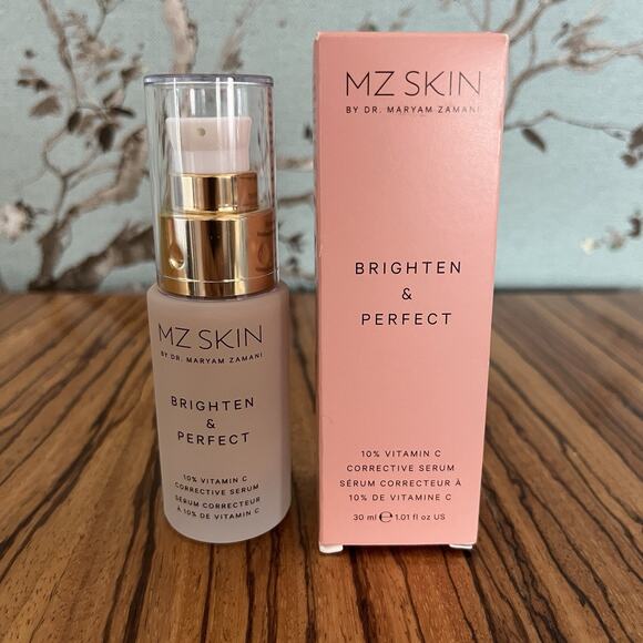 MZ Skin Brighten & Perfect 10% Vitamin C Corrective Serum 30ml - Picture 1 of 3